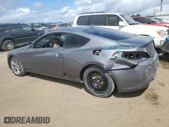 2010 Hyundai Genesis Coupe with VIN KMHHU6KH3AU041709, listed as a Copart auction lot 56522545 with 77,770 mi miles and Salvage title. Bid and sale history available at DreamBid. Image 2.