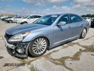 2015 Hyundai Equus Signature с VIN KMHGH4JH4FU095338, выставлен на аукционе Copart как лот 63972905 с пробегом 122 955 миль миль и Списание • Salvage title. История ставок и продаж доступна на DreamBid. Изображение 1.
