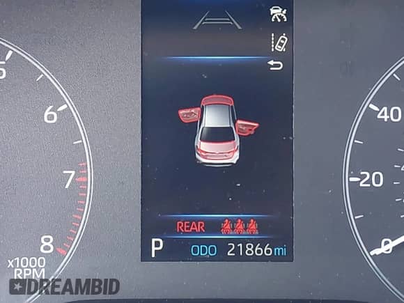 2024 Toyota Corolla LE with VIN 5YFB4MDE2RP193944, listed as a IAAI auction lot 43020580 with 21,866 mi miles and . Bid and sale history available at DreamBid. Image 15.