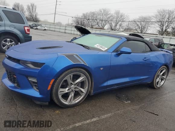 2018 Chevrolet Camaro 2SS с VIN 1G1FH3D79J0110485, выставлен на аукционе Copart как лот 43199445 с пробегом 38 636 миль миль и Списание • Salvage title. История ставок и продаж доступна на DreamBid. Изображение 1.