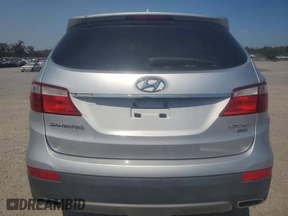 2013 Hyundai Santa Fe Limited with VIN KM8SRDHF8DU007822, listed as a Copart auction lot 71475865 with Not provided miles and Clean title. Bid and sale history available at DreamBid. Image 6.