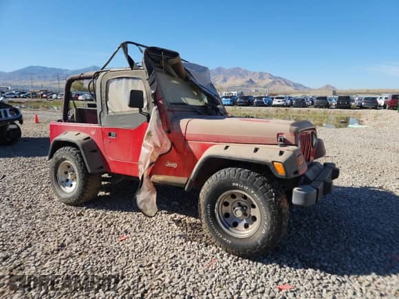 2001 Jeep Wrangler SE with VIN 1J4FA29P31P332021, listed as a Copart auction lot 91076825 with Not provided miles and Clean title. Bid and sale history available at DreamBid. Image 4.