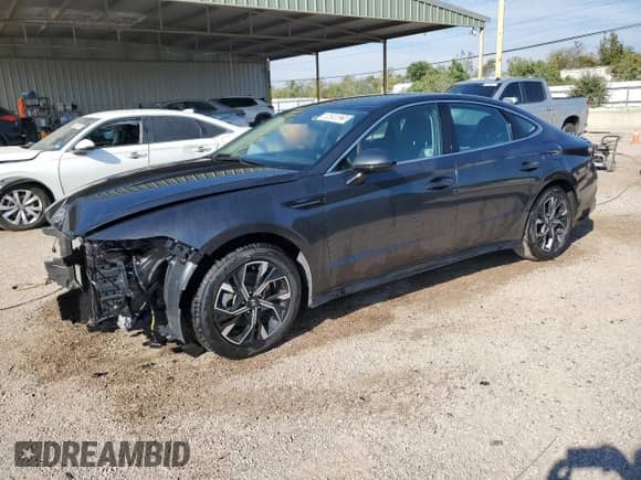 2025 Hyundai Sonata SEL with VIN KMHL64JA8SA448988, listed as a Copart auction lot 86898825 with 17,549 mi miles and Clean title. Bid and sale history available at DreamBid. Image 1.