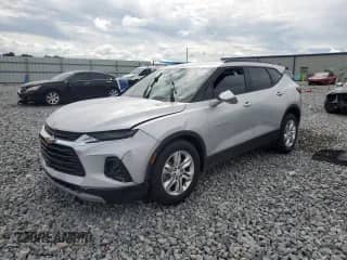 2020 Chevrolet Blazer LT with VIN 3GNKBBRA3LS653078, listed as a Copart auction lot 81194115 with 33,217 mi miles and Salvage title. Bid and sale history available at DreamBid. Image 1.