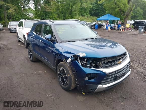2021 Chevrolet TrailBlazer LT с VIN KL79MPSL7MB134118, выставлен на аукционе IAAI как лот 42378484 с пробегом 39 358 миль миль и . История ставок и продаж доступна на DreamBid. Изображение 1.