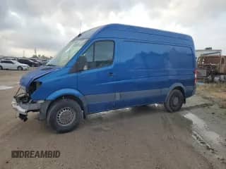 2007 Dodge Sprinter with VIN WD0PE745775161111, listed as a Copart auction lot 76955184 with 168,215 mi miles and Salvage title. Bid and sale history available at DreamBid. Image 1.