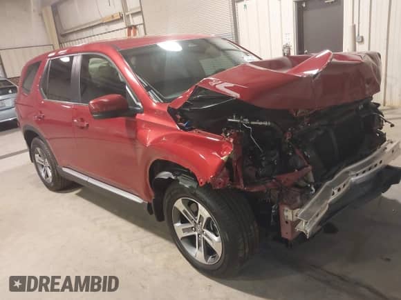 2024 Honda Pilot EX-L with VIN 5FNYG2H51RB011873, listed as a IAAI auction lot 40864411 with 6,593 mi miles and . Bid and sale history available at DreamBid. Image 1.