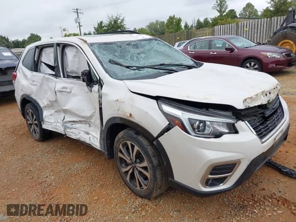 2020 Subaru Forester Limited with VIN JF2SKAUC4LH454188, listed as a IAAI auction lot 43191760 with 36,932 mi miles and . Bid and sale history available at DreamBid. Image 1.