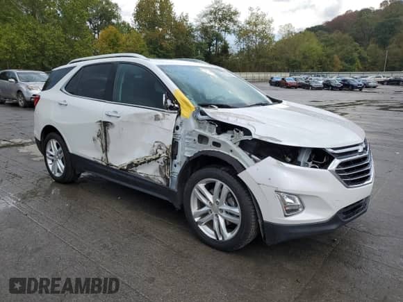 2020 Chevrolet Equinox Premier z VIN 3GNAXYEX6LS680009, wystawiony jako Copart lot #81728625 z przebiegiem 25 689 mil mil oraz Szkoda całkowita • Salvage title. Historia ofert i sprzedaży dostępna na DreamBid. Obrazek 4.