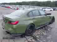 2025 BMW M3 Competition xDrive with VIN WBS33HJ01SFV12263, listed as a IAAI auction lot 42571639 with 187 mi miles and . Bid and sale history available at DreamBid. Image 4.