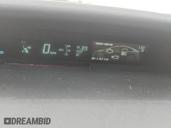 2012 Toyota Prius One с VIN JTDKN3DU7C1488466, выставлен на аукционе Copart как лот 63142735 с пробегом 218 712 миль миль и Чистый • Clean title. История ставок и продаж доступна на DreamBid. Изображение 8.