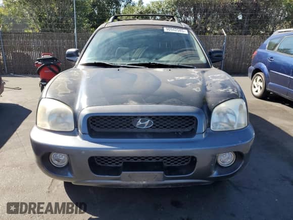 2003 Hyundai Santa Fe GLS with VIN KM8SC13D23U443523, listed as a Copart auction lot 90942585 with 283,937 mi miles and Clean title. Bid and sale history available at DreamBid. Image 5.