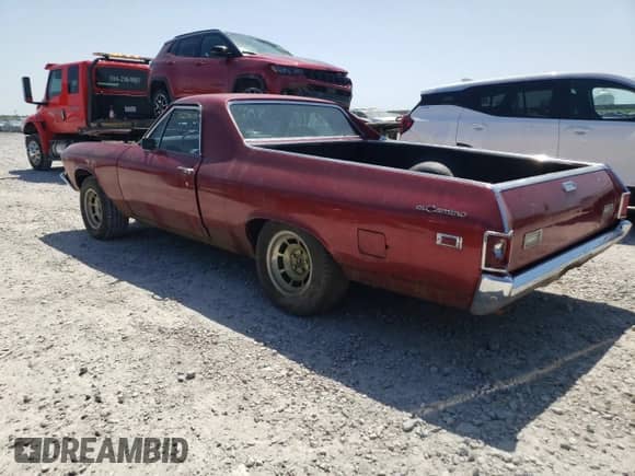 1969 Chevrolet El Camino с VIN 136809K445629, выставлен на аукционе Copart как лот 57011525 с пробегом Не указан миль и Списание • Salvage title. История ставок и продаж доступна на DreamBid. Изображение 2.