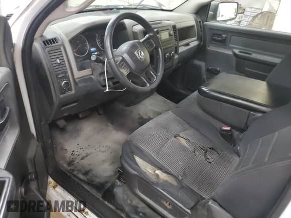 2012 Ram 1500 ST with VIN 3C6JD6DK7CG141839, listed as a Copart auction lot 84421655 with 34,886 mi miles and Clean title. Bid and sale history available at DreamBid. Image 8.