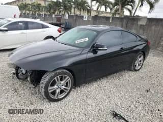 2019 BMW 4 Series 440i with VIN WBA4W7C5XKAG52685, listed as a Copart auction lot 87609725 with 40,729 mi miles and Salvage title. Bid and sale history available at DreamBid. Image 1.
