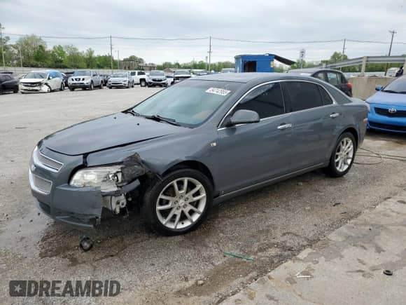 2008 Chevrolet Malibu LTZ with VIN 1G1ZK577784182858, listed as a Copart auction lot 54742955 with 175,006 mi miles and Salvage title. Bid and sale history available at DreamBid. Image 1.