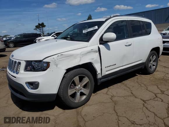 2017 Jeep Compass High Altitude с VIN 1C4NJDEB5HD164790, выставлен на аукционе Copart как лот 69017795 с пробегом 93 188 миль миль и Чистый • Clean title. История ставок и продаж доступна на DreamBid. Изображение 1.