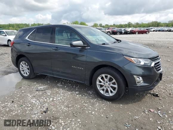 2020 Chevrolet Equinox LT z VIN 3GNAXKEV0LS555468, wystawiony jako Copart lot #83820745 z przebiegiem 51 384 mil mil oraz Szkoda całkowita • Salvage title. Historia ofert i sprzedaży dostępna na DreamBid. Obrazek 4.