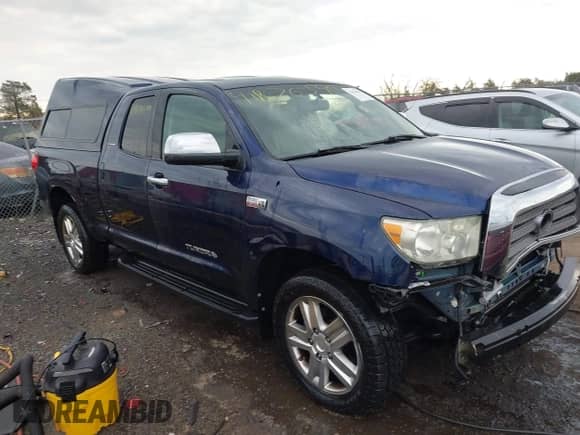 2008 Toyota Tundra Limited с VIN 5TBBV58108S492230, выставлен на аукционе IAAI как лот 41876590 с пробегом Не указан миль и . История ставок и продаж доступна на DreamBid. Изображение 1.