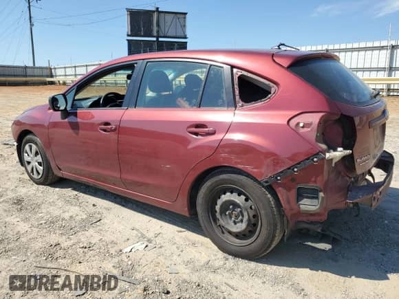 2014 Subaru Impreza 2.0i with VIN JF1GPAA68E8322211, listed as a Copart auction lot 71469065 with 93,794 mi miles and Salvage title. Bid and sale history available at DreamBid. Image 2.