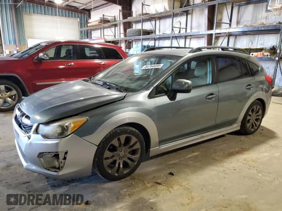 2012 Subaru Impreza Special Sports Premium with VIN JF1GPAL69CH216862, listed as a Copart auction lot 84764695 with 125,209 mi miles and Salvage title. Bid and sale history available at DreamBid. Image 1.