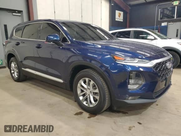 2019 Hyundai Santa Fe SEL with VIN 5NMS3CAD5KH009735, listed as a Copart auction lot 90856315 with 108,618 mi miles and Clean title. Bid and sale history available at DreamBid. Image 4.
