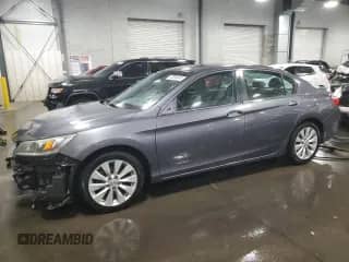 2014 Honda Accord EX-L with VIN 1HGCR3F85EA034083, listed as a Copart auction lot 72096445 with 95,311 mi miles and Salvage title. Bid and sale history available at DreamBid. Image 1.