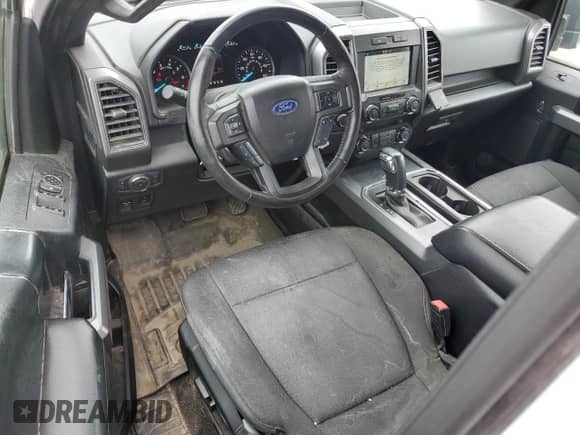 2019 Ford F-150 XL with VIN 1FTEX1CP1KFB02018, listed as a Copart auction lot 57113545 with 116,722 mi miles and Salvage title. Bid and sale history available at DreamBid. Image 8.