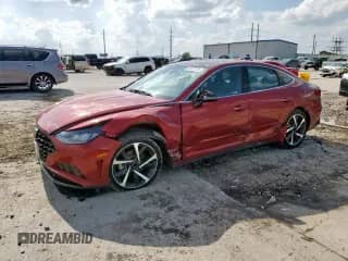 2023 Hyundai Sonata SEL Plus с VIN KMHL44J23PA275452, выставлен на аукционе Copart как лот 65077215 с пробегом 67 161 миль миль и Списание • Salvage title. История ставок и продаж доступна на DreamBid. Изображение 1.