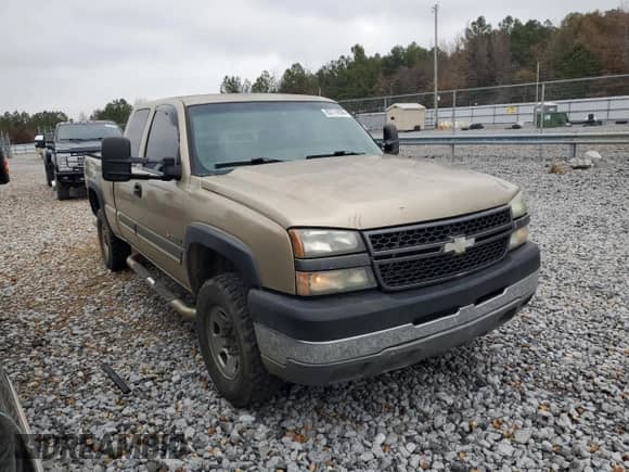2005 Chevrolet Silverado 2500HD Work Truck with VIN 1GCHC29U45E105579, listed as a Copart auction lot 83774594 with 228,541 mi miles and Salvage title. Bid and sale history available at DreamBid. Image 1.