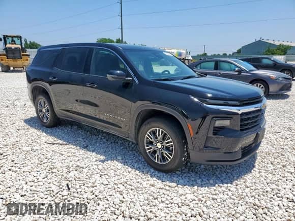 2024 Chevrolet Traverse FWD LS с VIN 1GNEREKS5RJ169517, выставлен на аукционе Copart как лот 58055035 с пробегом 43 686 миль миль и Списание • Salvage title. История ставок и продаж доступна на DreamBid. Изображение 4.