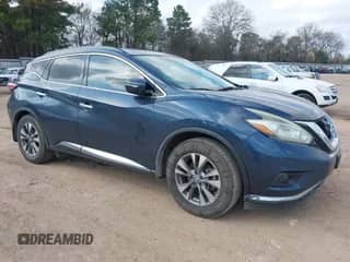 2015 Nissan Murano SL with VIN 5N1AZ2MH6FN221180, listed as a IAAI auction lot 41505930 with 125,896 mi miles and . Bid and sale history available at DreamBid. Image 1.