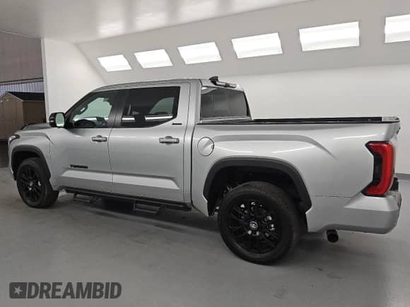 2025 Toyota Tundra SR5 with VIN 5TFWA5DB0SX267620, listed as a Copart auction lot 80572555 with 6,843 mi miles and Clean title. Bid and sale history available at DreamBid. Image 2.