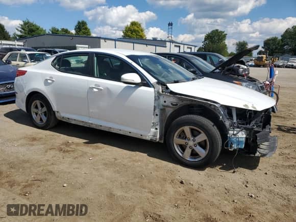 2014 Kia Optima LX with VIN 5XXGM4A73EG280959, listed as a Copart auction lot 71079915 with 177,242 mi miles and Salvage title. Bid and sale history available at DreamBid. Image 4.