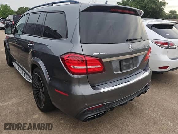 2019 Mercedes-Benz GLS 63 AMG z VIN 4JGDF7FE8KB219514, wystawiony jako Copart lot #62428725 z przebiegiem 206 264 mil mil oraz Czysty tytuł • Clean title. Historia ofert i sprzedaży dostępna na DreamBid. Obrazek 3.