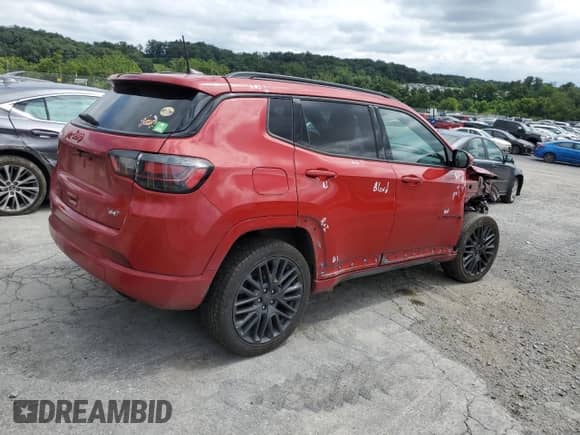 2022 Jeep Compass Limited with VIN 3C4NJDCB7NT234251, listed as a Copart auction lot 66710295 with 36,677 mi miles and Salvage title. Bid and sale history available at DreamBid. Image 3.