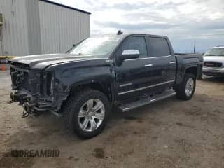 2018 GMC Sierra 1500 SLT z VIN 3GTU2NEC7JG412330, wystawiony jako Copart lot #71547205 z przebiegiem 77 018 mil mil oraz Szkoda całkowita • Salvage title. Historia ofert i sprzedaży dostępna na DreamBid. Obrazek 1.