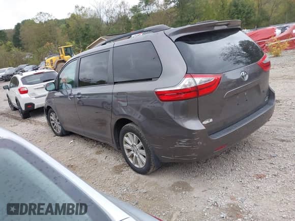 2017 Toyota Sienna XLE with VIN 5TDDZ3DC9HS175174, listed as a IAAI auction lot 43383723 with 159,400 mi miles and . Bid and sale history available at DreamBid. Image 3.
