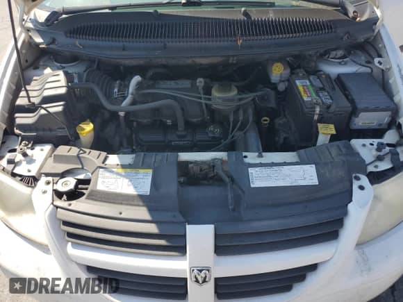 2005 Dodge Caravan SE with VIN 1D4GP24R35B211707, listed as a Copart auction lot 80374575 with 157,246 mi miles and Salvage title. Bid and sale history available at DreamBid. Image 12.
