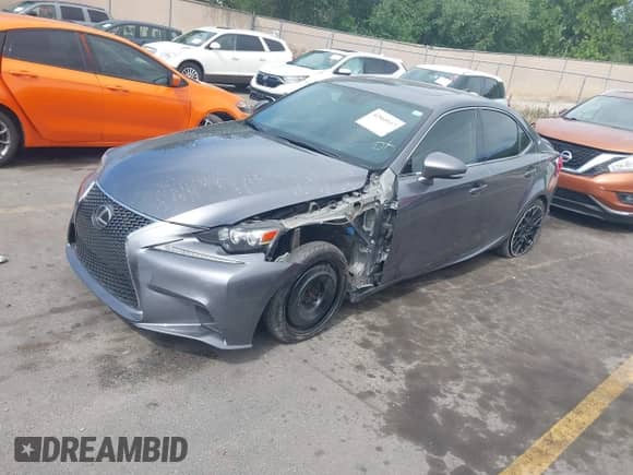 2015 Lexus IS 350 with VIN JTHCE1D24F5007933, listed as a IAAI auction lot 42565117 with 122,874 mi miles and . Bid and sale history available at DreamBid. Image 2.