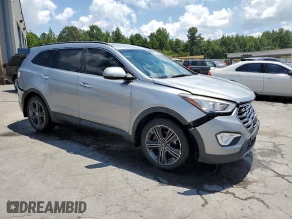 2015 Hyundai Santa Fe Limited с VIN KM8SN4HFXFU120542, выставлен на аукционе Copart как лот 65236895 с пробегом 124 144 миль миль и Списание • Salvage title. История ставок и продаж доступна на DreamBid. Изображение 4.