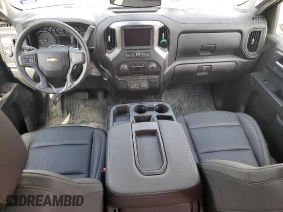 2024 Chevrolet Silverado 1500 Work Truck with VIN 1GCRAAEK5RZ187412, listed as a Copart auction lot 77087894 with 11,391 mi miles and Salvage title. Bid and sale history available at DreamBid. Image 8.