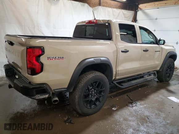 2023 Chevrolet Colorado 4WD Trail Boss with VIN 1GCPTEEKXP1160968, listed as a Copart auction lot 57689353 with 235 mi miles and . Bid and sale history available at DreamBid. Image 3.