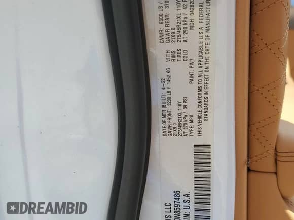 2022 Jeep Grand Cherokee Summit Reserve with VIN 1C4RJHET0N8597486, listed as a Copart auction lot 62831975 with Not provided miles and Salvage title. Bid and sale history available at DreamBid. Image 14.