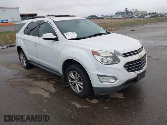 2016 Chevrolet Equinox LT z VIN 2GNFLFEK9G6175399, wystawiony jako IAAI lot #43456484 z przebiegiem 147 822 mil mil oraz . Historia ofert i sprzedaży dostępna na DreamBid. Obrazek 1.