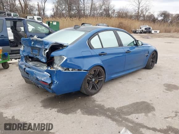 2015 BMW M3 with VIN WBS3C9C51FP803778, listed as a IAAI auction lot 41732784 with 58,820 mi miles and . Bid and sale history available at DreamBid. Image 4.