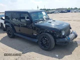 2022 Jeep Wrangler Unlimited Sahara with VIN 1C4JJXP64NW278232, listed as a IAAI auction lot 43214382 with 44,034 mi miles and . Bid and sale history available at DreamBid. Image 1.