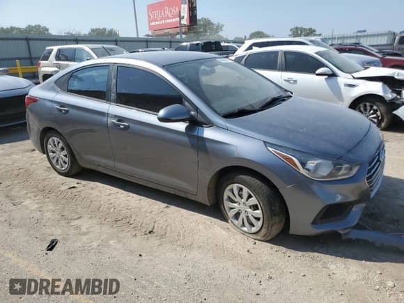2020 Hyundai Accent SE with VIN 3KPC24A60LE114917, listed as a Copart auction lot 68040955 with 126,000 mi miles and Salvage title. Bid and sale history available at DreamBid. Image 4.