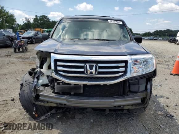2014 Honda Pilot LX with VIN 5FNYF4H28EB046134, listed as a Copart auction lot 66297005 with 107,395 mi miles and Salvage title. Bid and sale history available at DreamBid. Image 5.