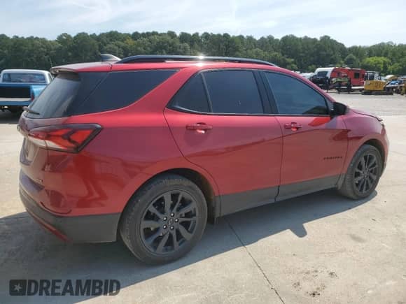 2024 Chevrolet Equinox RS с VIN 3GNAXMEG3RS117193, выставлен на аукционе Copart как лот 70638825 с пробегом 69 133 миль миль и Списание • Salvage title. История ставок и продаж доступна на DreamBid. Изображение 3.
